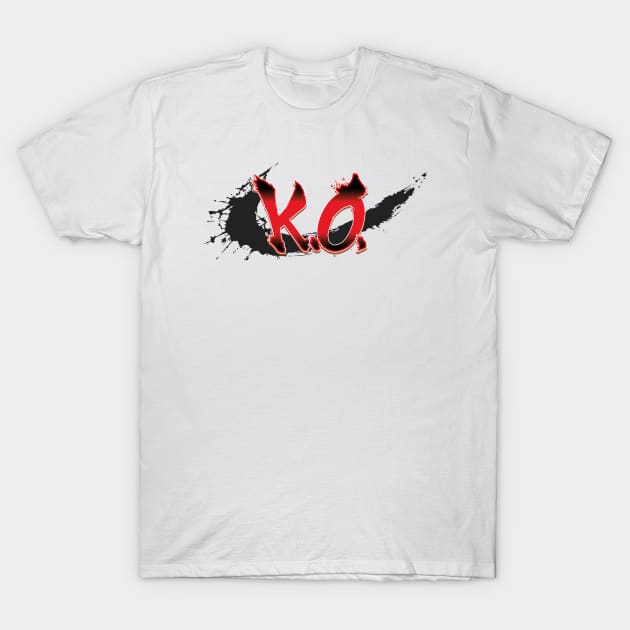 Street Fighter IV K.O. Logo T-Shirt by GraphicGibbon